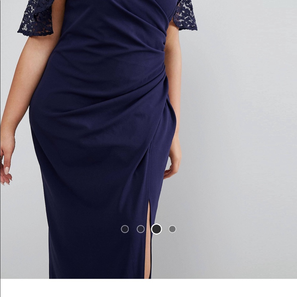 Navy cocktail dress